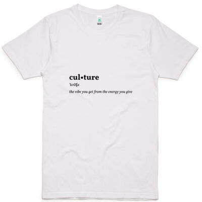 Culture T-shirt - (black print) Thumbnail