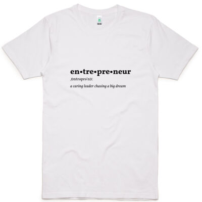 Entrepreneur T-shirt - (black print) Thumbnail