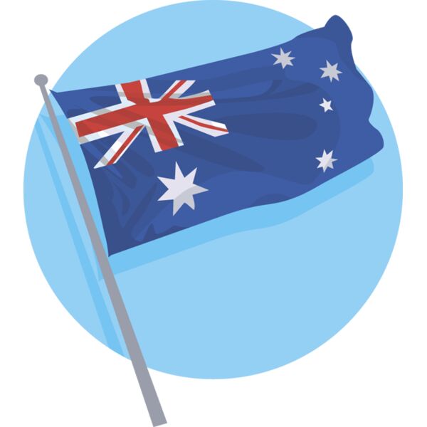 Australian Flag Flying Thumbnail