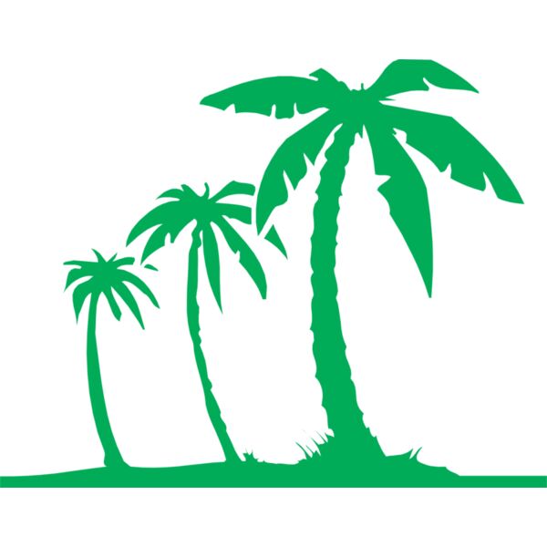 3 gree palm trees Thumbnail