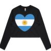 AS Colour Long Sleeve Crop Thumbnail